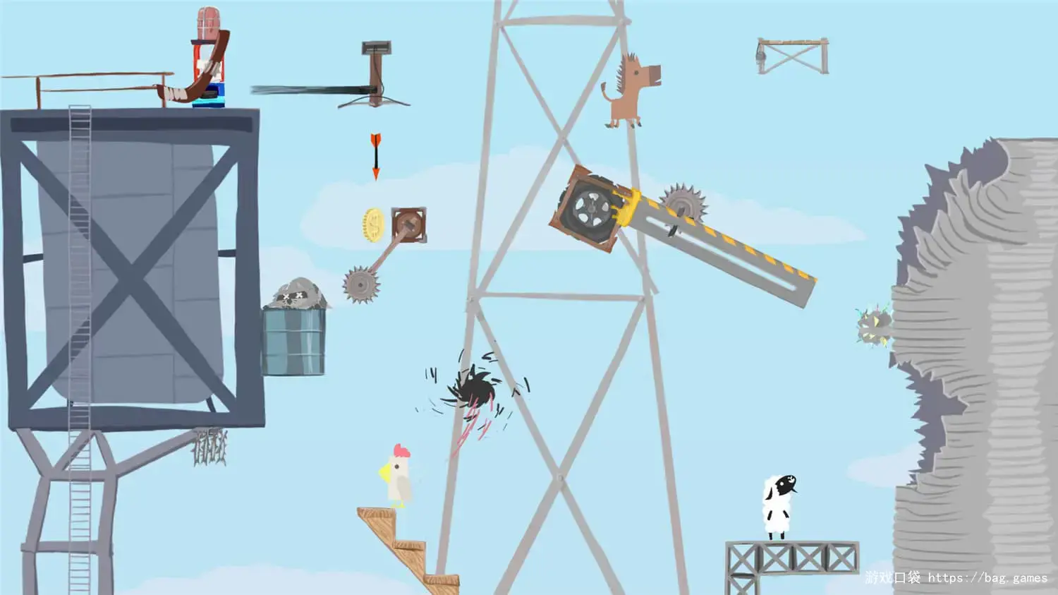 《超级鸡马/Ultimate Chicken Horse》免安装中文版|迅雷百度云下载
