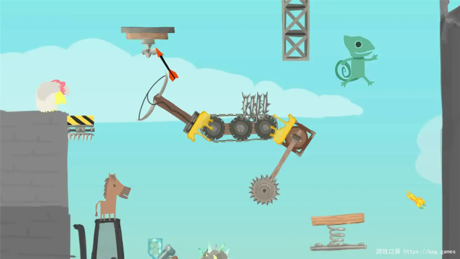 《超级鸡马/Ultimate Chicken Horse》免安装中文版|迅雷百度云下载