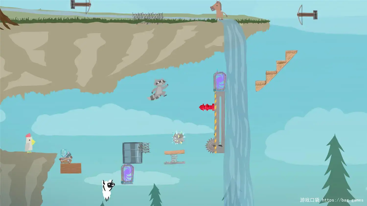 《超级鸡马/Ultimate Chicken Horse》免安装中文版|迅雷百度云下载