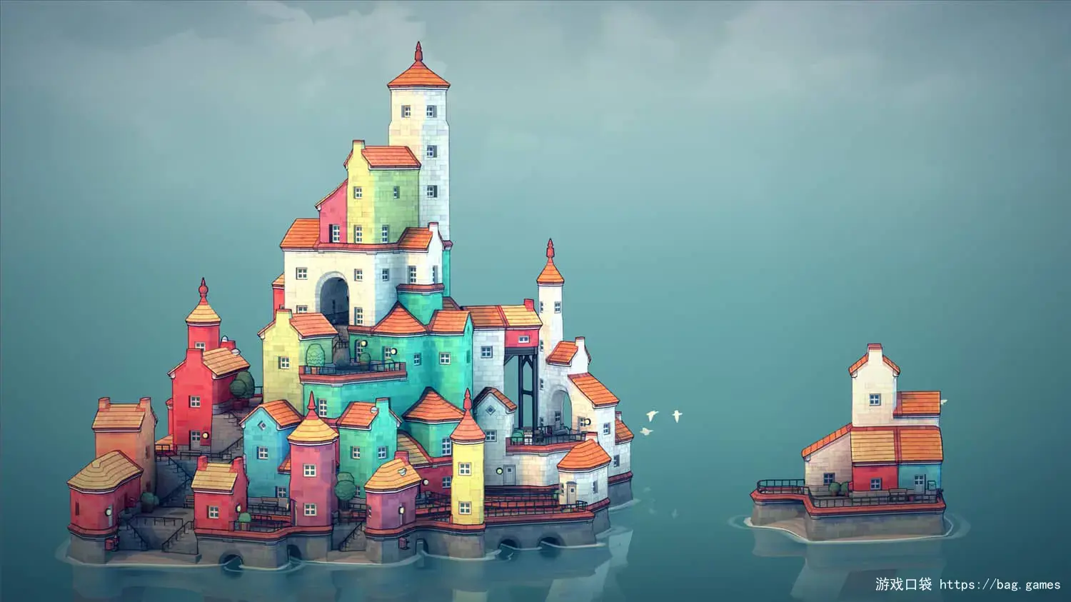 《城景/城镇叠叠乐/城市景观/Townscaper》免安装中文版