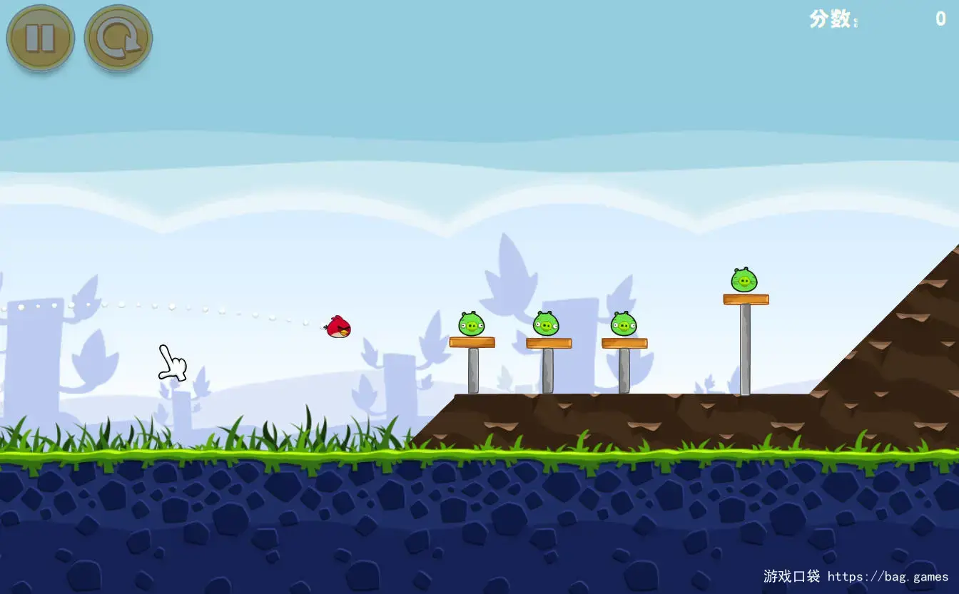 《愤怒的小鸟/Angry Birds》免安装中文版