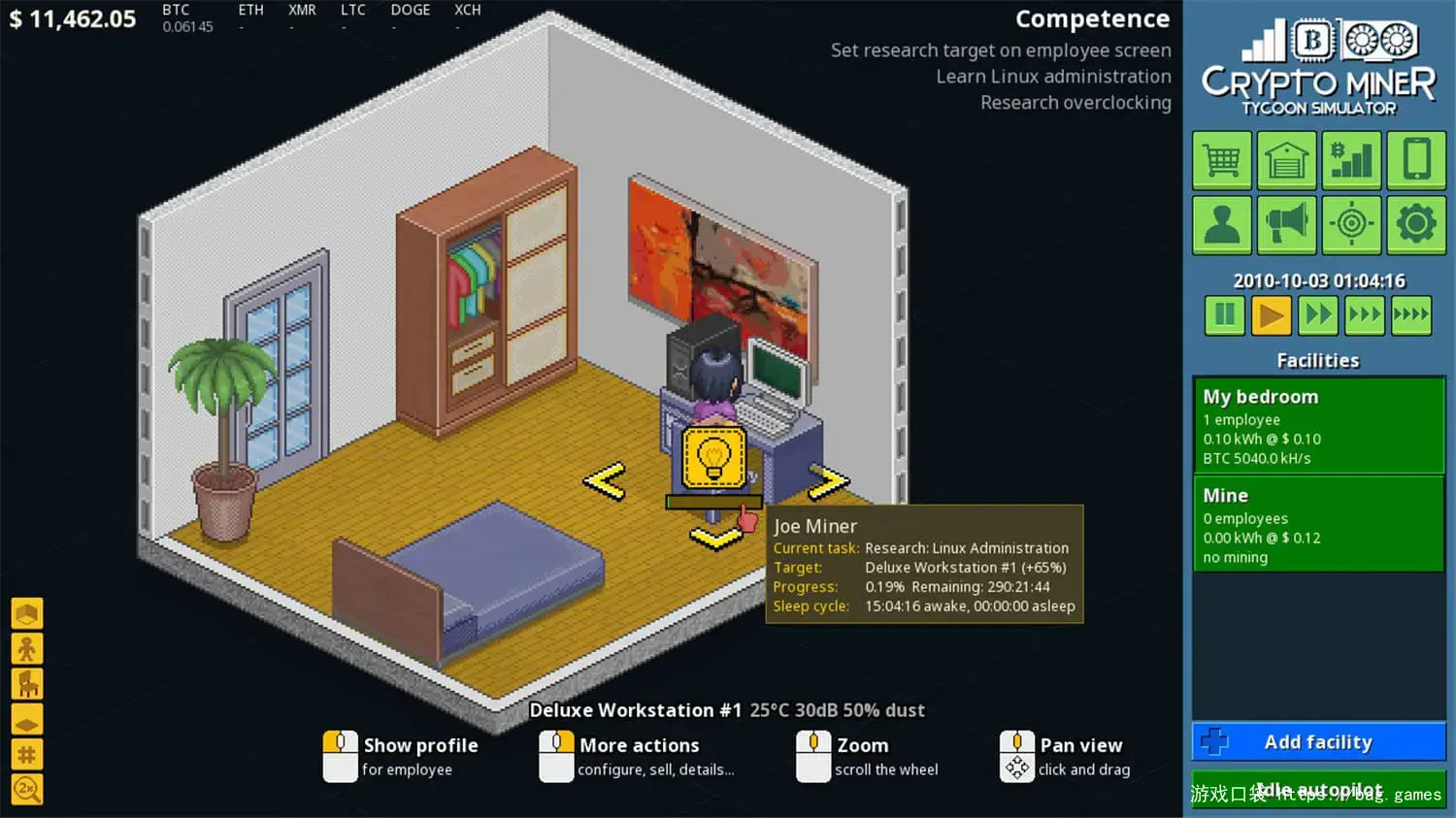《挖矿大亨模拟器/Crypto Miner Tycoon Simulator》免安装中文版