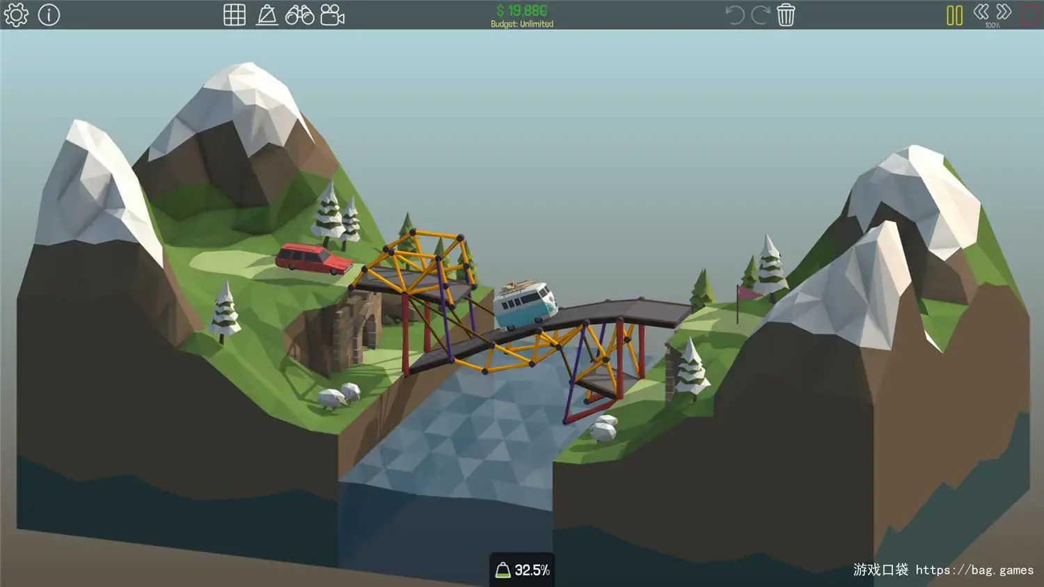 《桥梁建造师/多边形造桥/Poly Bridge》免安装中文版|迅雷百度云下载