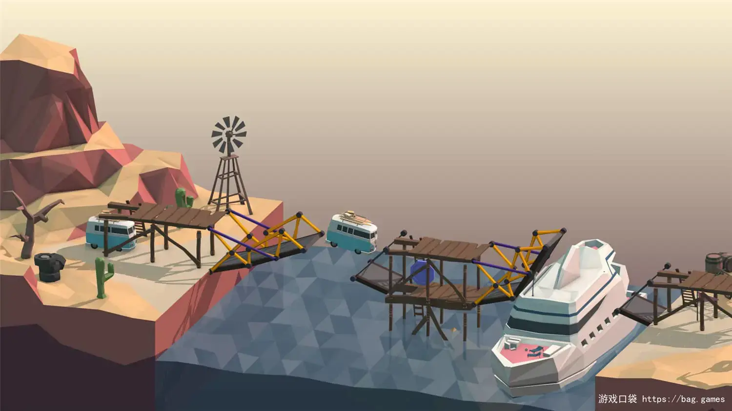 《桥梁建造师/多边形造桥/Poly Bridge》免安装中文版|迅雷百度云下载