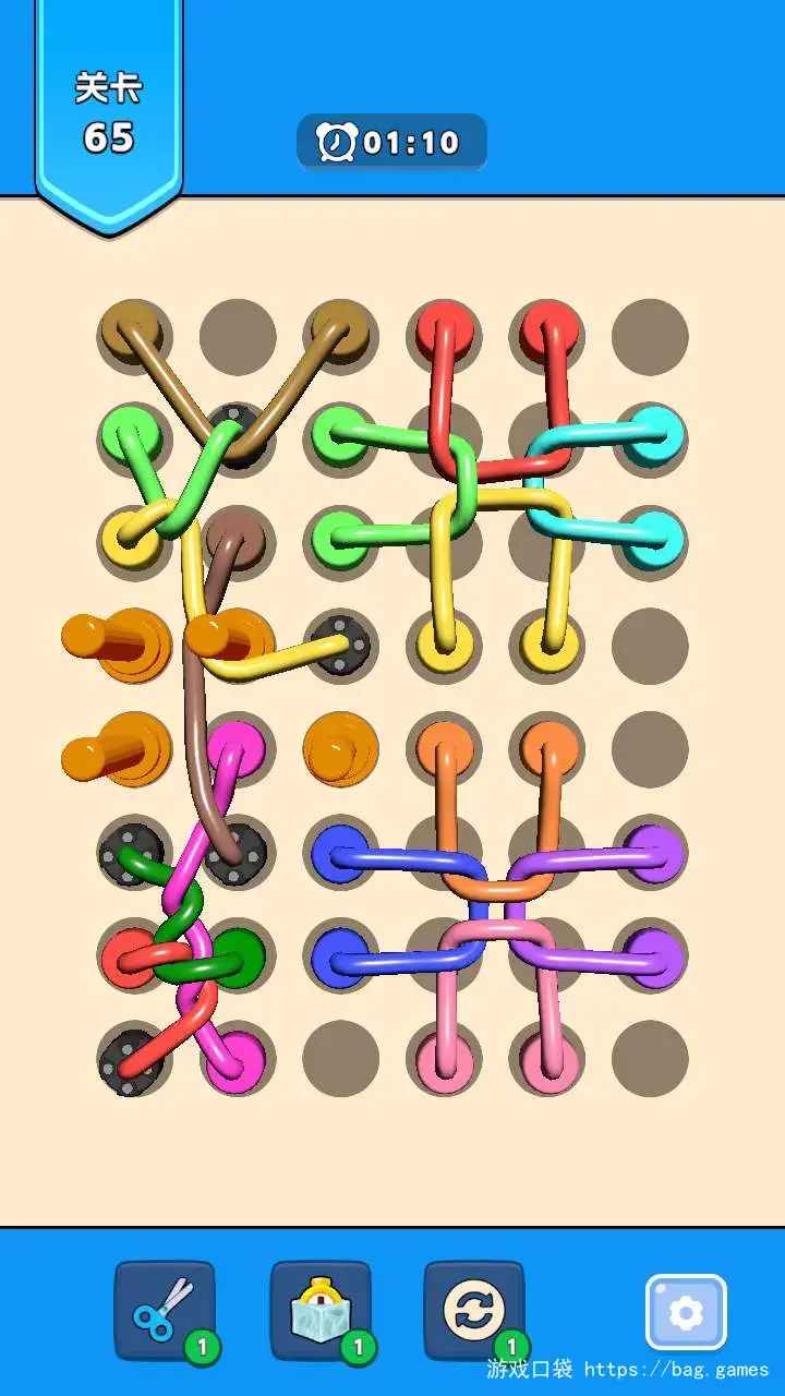 手游 绳子消除-内置菜单修改版下载插图2-小白游戏网